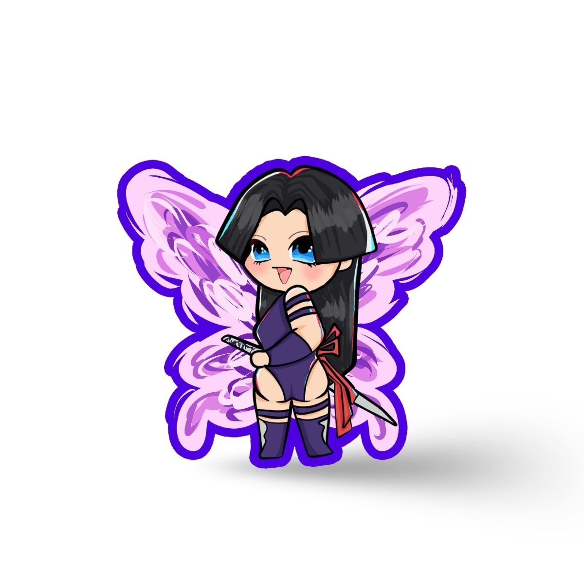 Psylocke Vengence Vinyl Sticker | Marvel Rivals