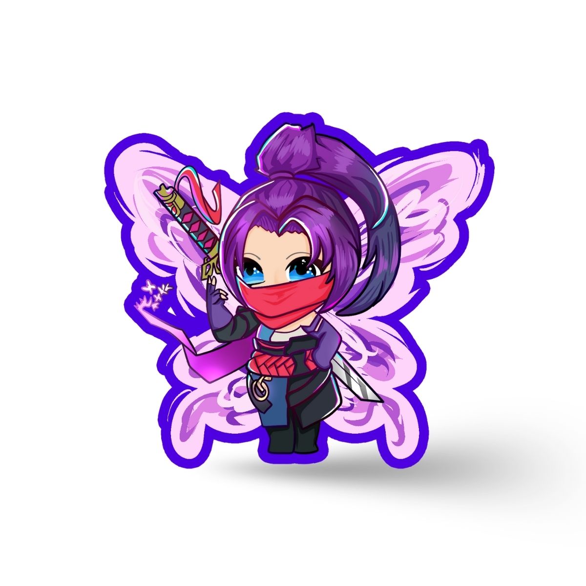 Psylocke Vinyl Sticker | Marvel Rivals