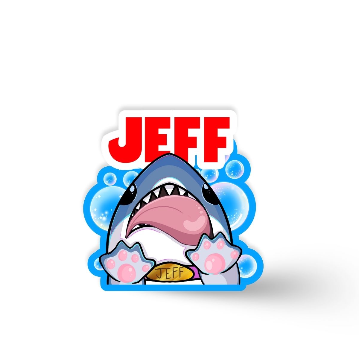 Jeff Movie Poster Sticker