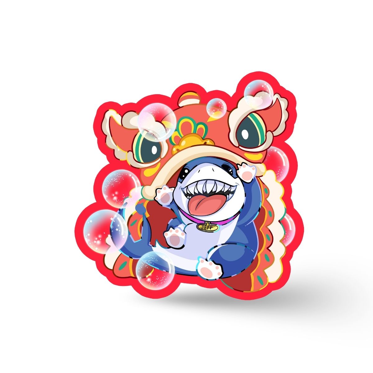 Jeff LNY Sticker