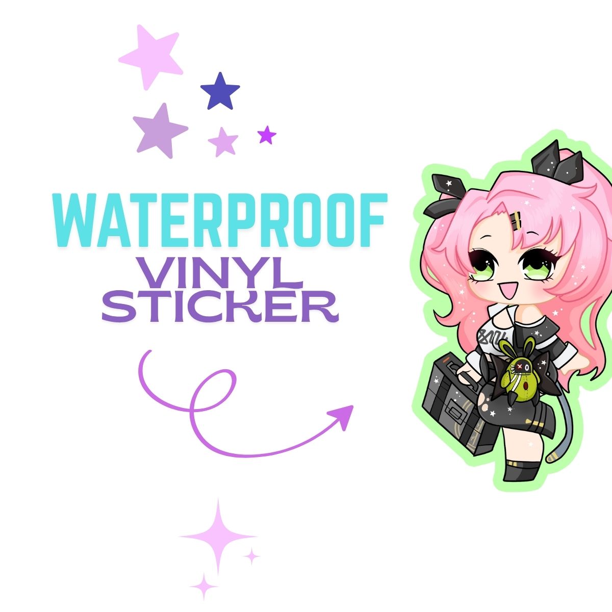Nicole Vinyl Sticker