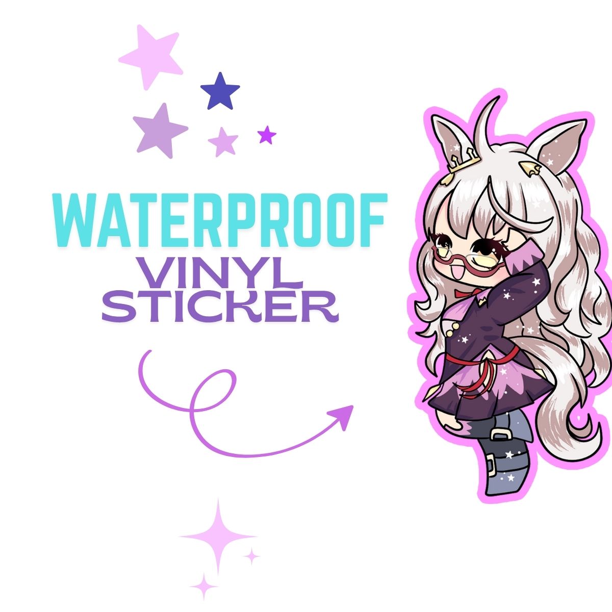 Biwa Hayahide Vinyl Sticker
