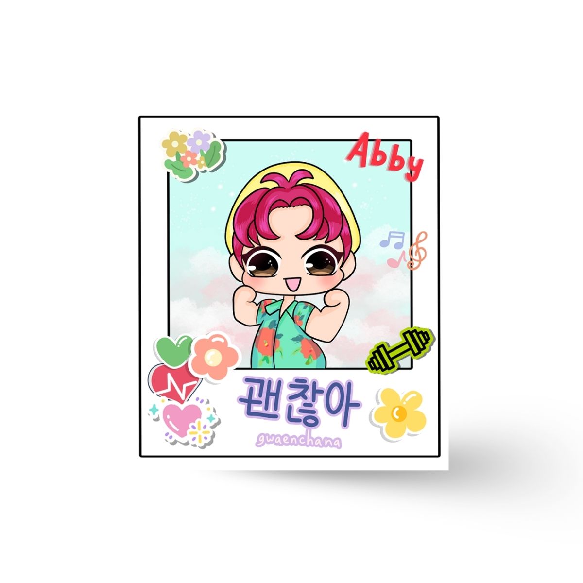 Abby Vinyl Sticker