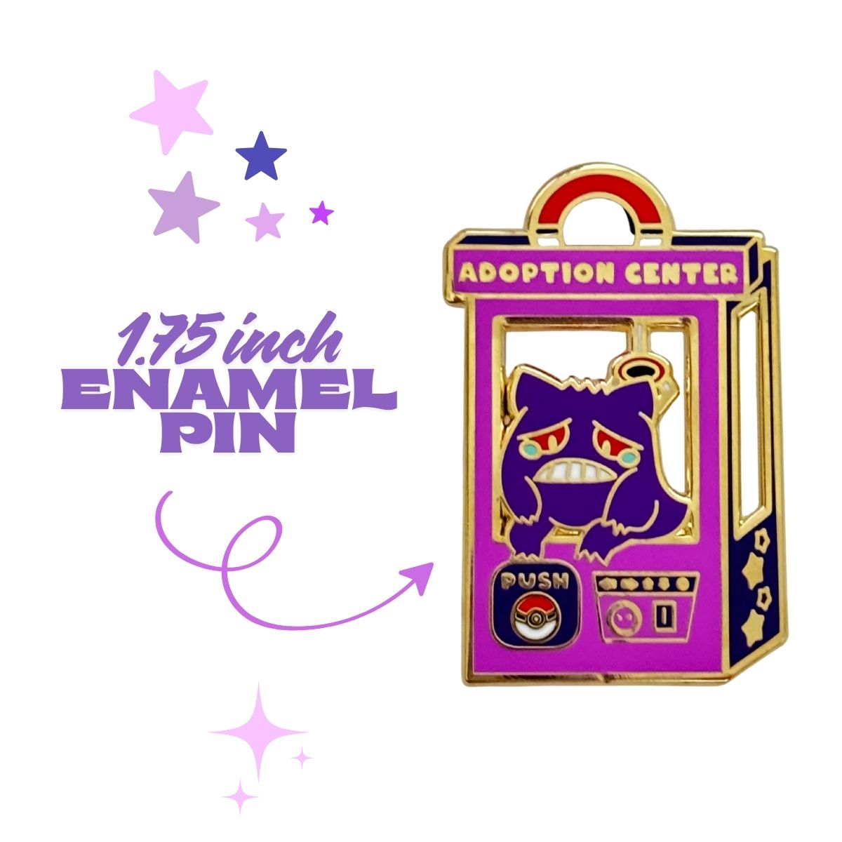 Adopt Gengar Enamel Pin