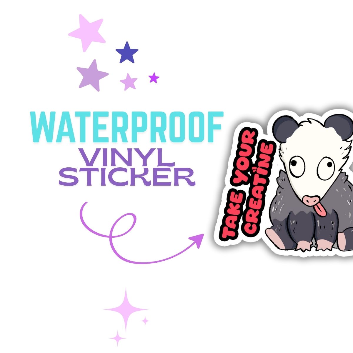Take Your Creatine Vinyl Sticker