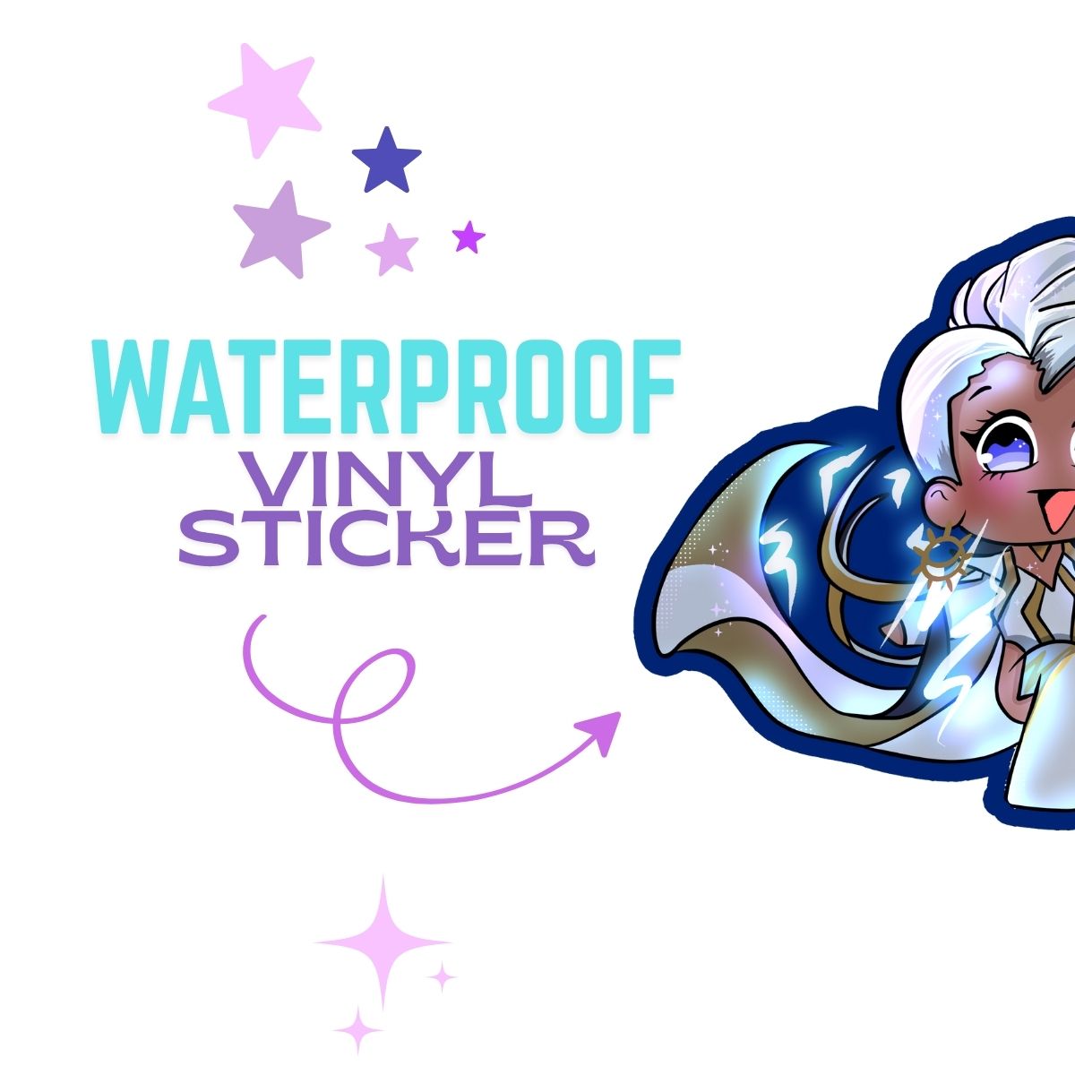 Storm Ivory Breeze Vinyl Sticker | Marvel Rivals