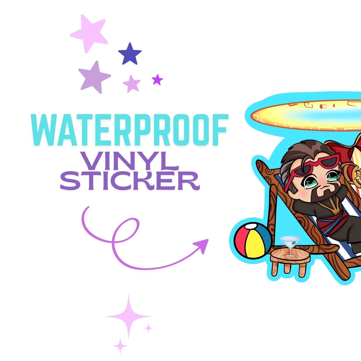 Doctor Strange Vinyl Sticker | Marvel Rivals