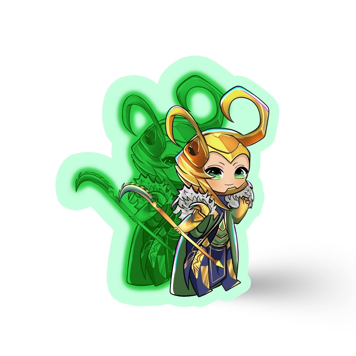 Loki Vinyl Sticker | Marvel Rivals