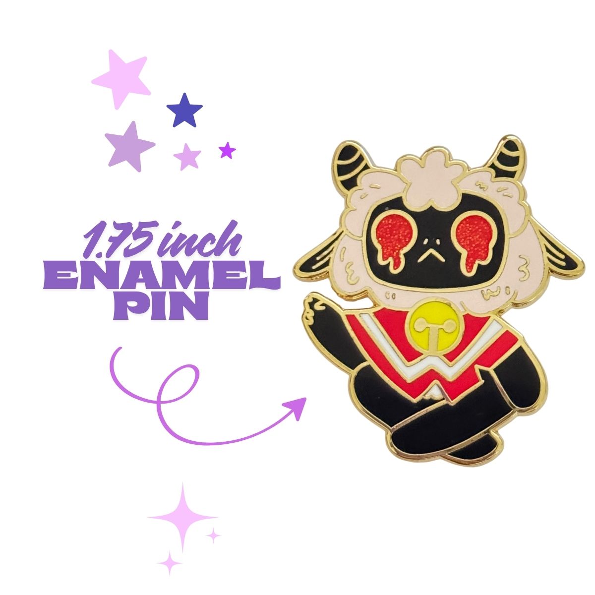 Cult of the Lamb Enamel Pin