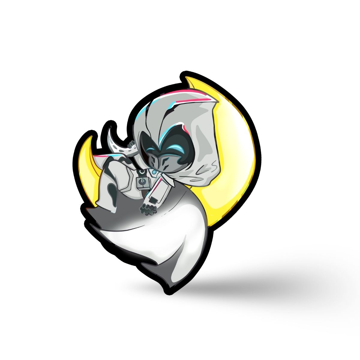 Moon Knight Vinyl Sticker | Marvel Rivals