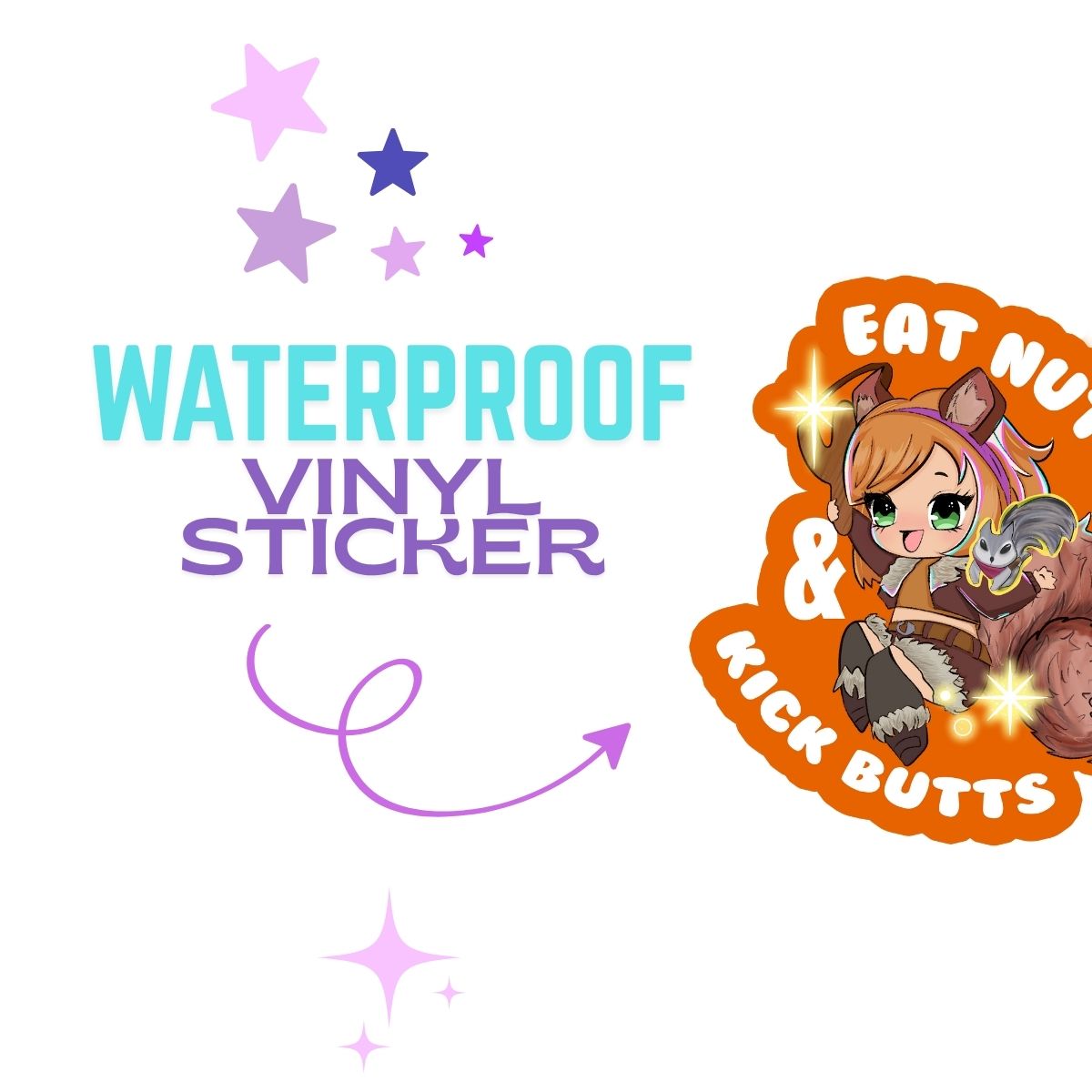 Squirrel Girl Vinyl Sticker | Marvel Rivals