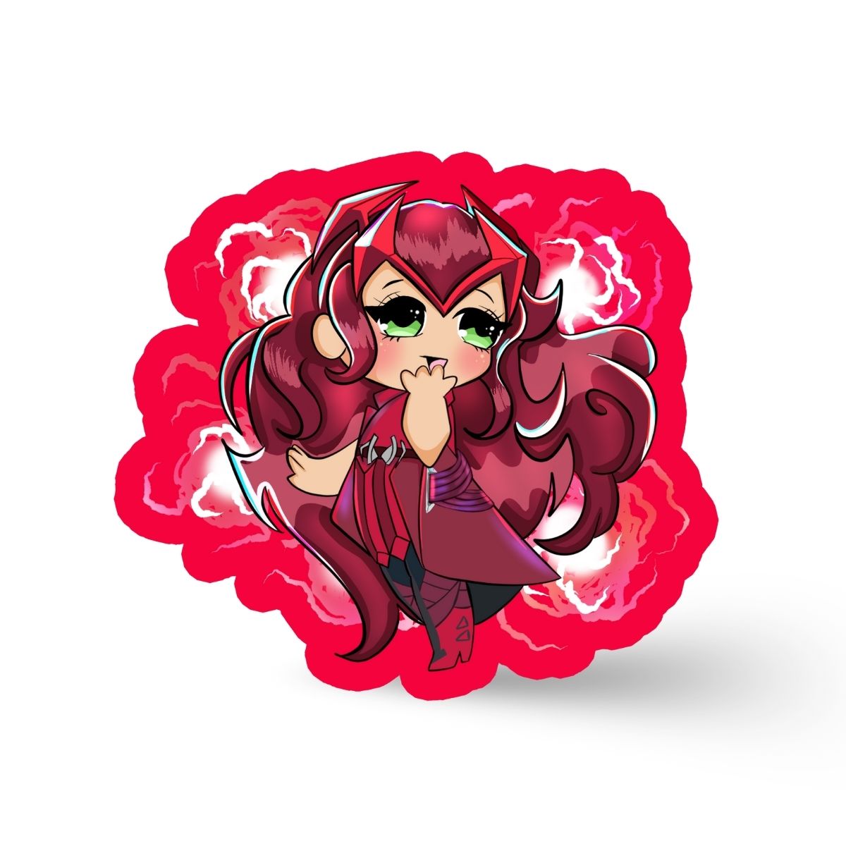 Scarlet Witch Vinyl Sticker | Marvel Rivals