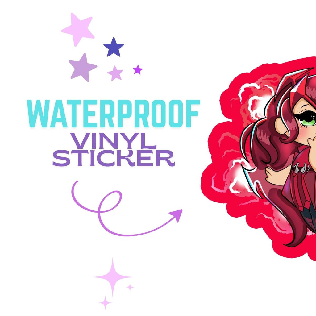 Scarlet Witch Vinyl Sticker | Marvel Rivals