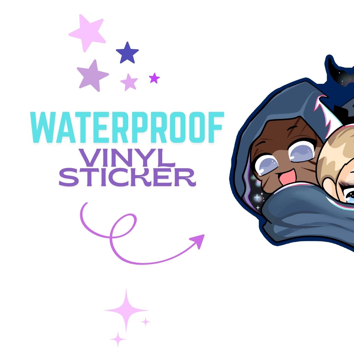 Cloak And Dagger Vinyl Sticker | Marvel Rivals