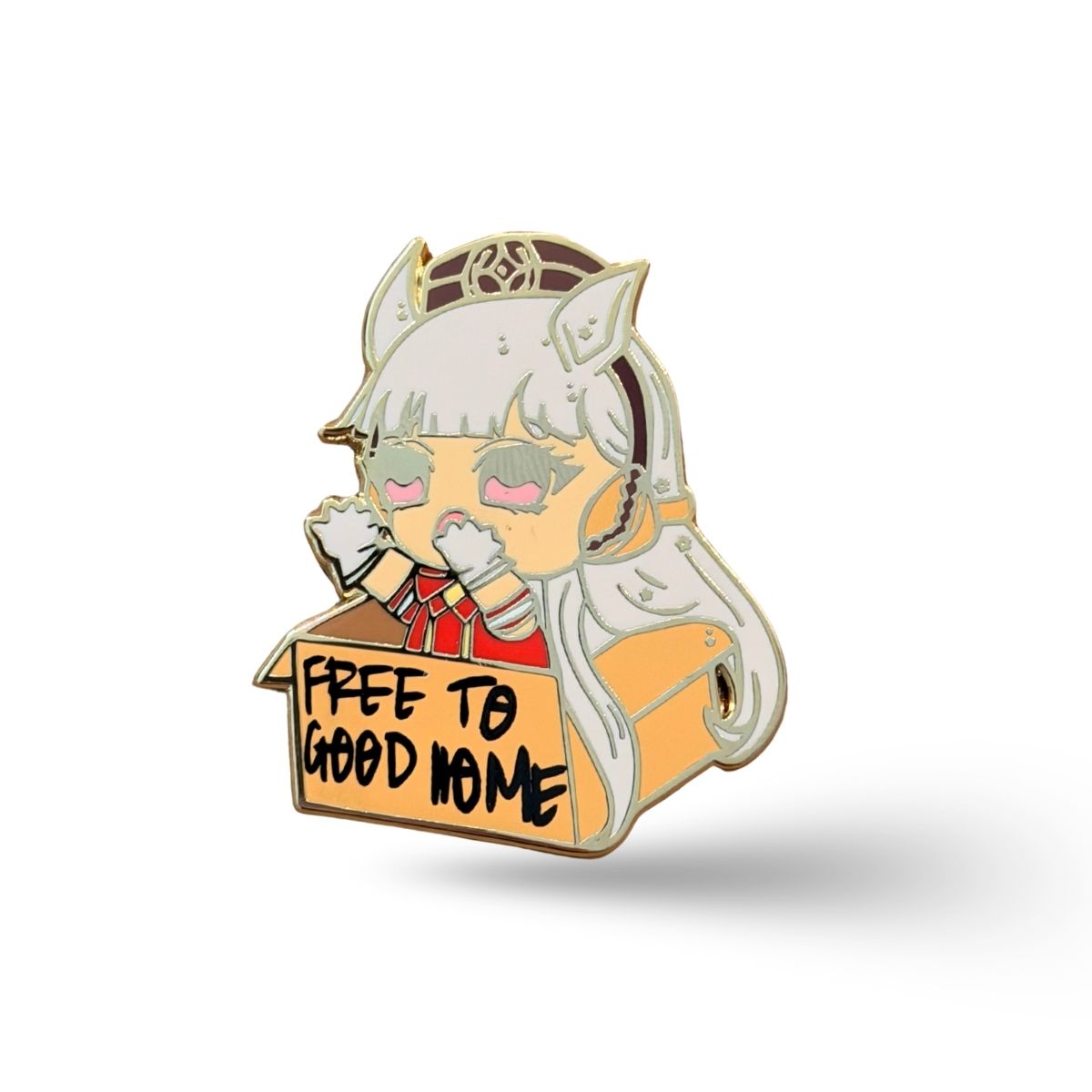 Gold Ship Enamel Pin