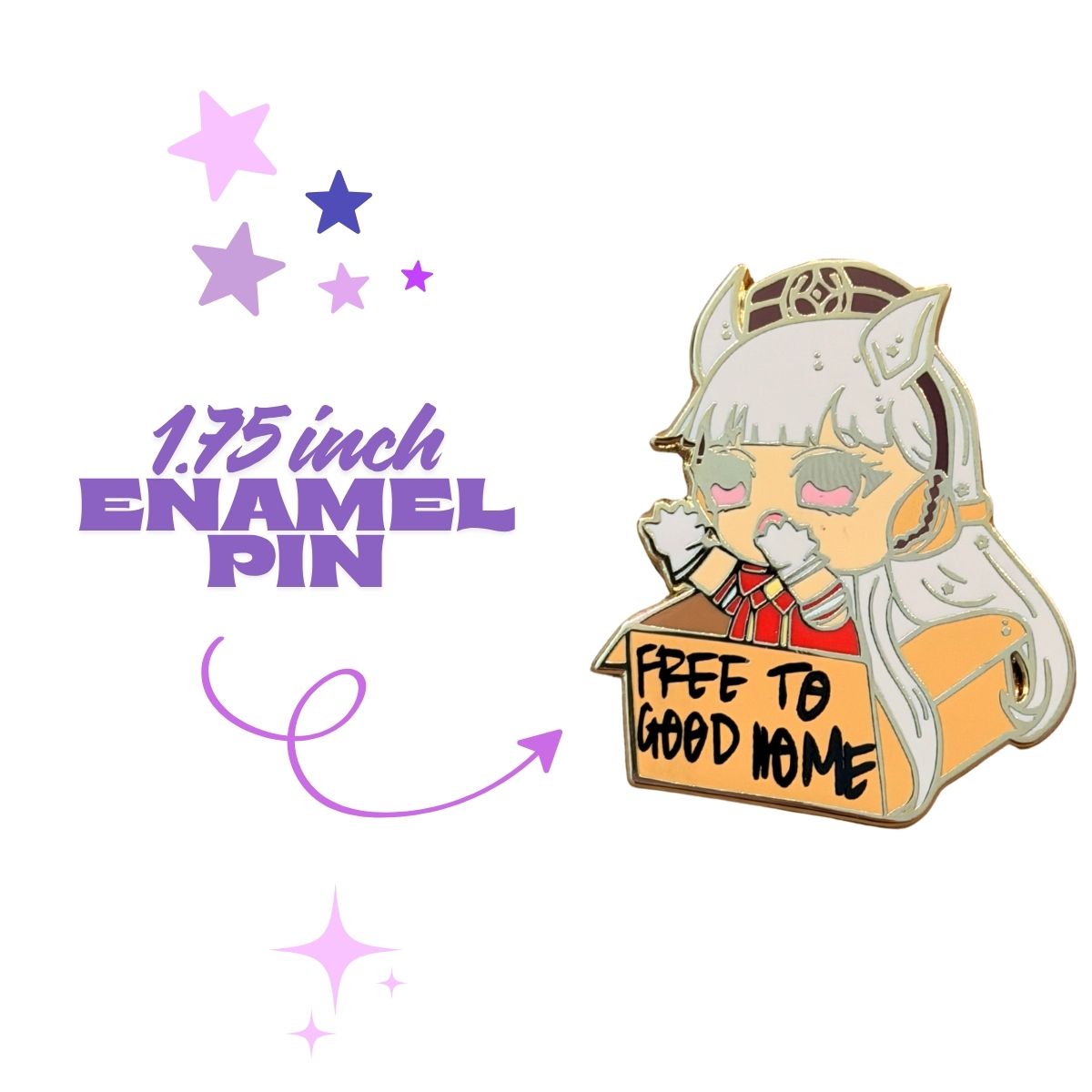 Gold Ship Enamel Pin