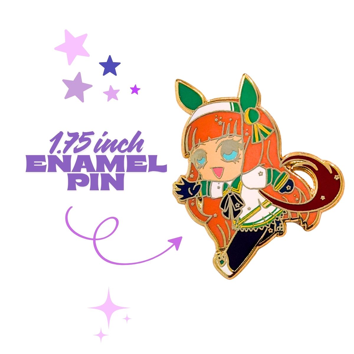 Silent Suzuka Enamel Pin