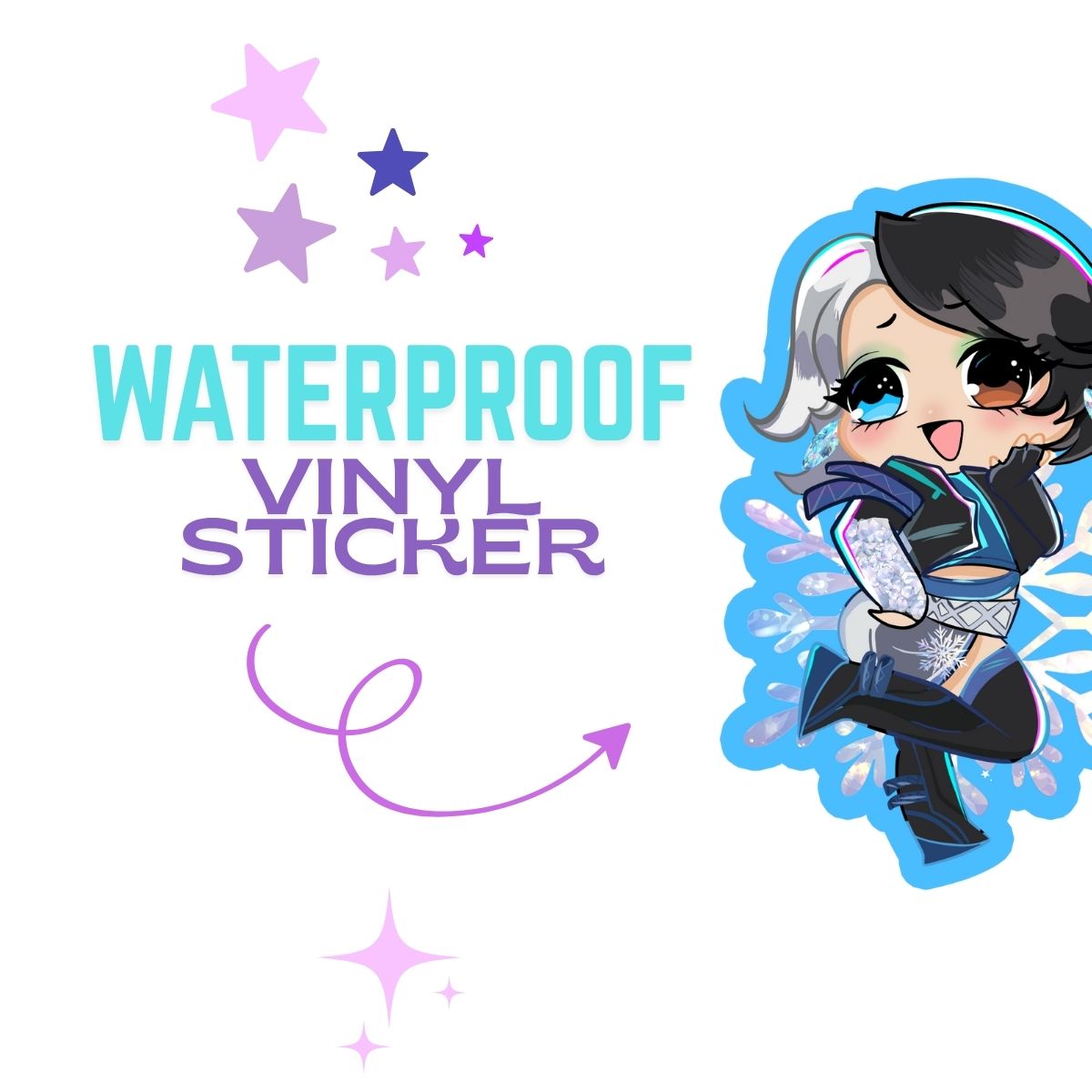 Luna Snow Vinyl Sticker | Marvel Rivals