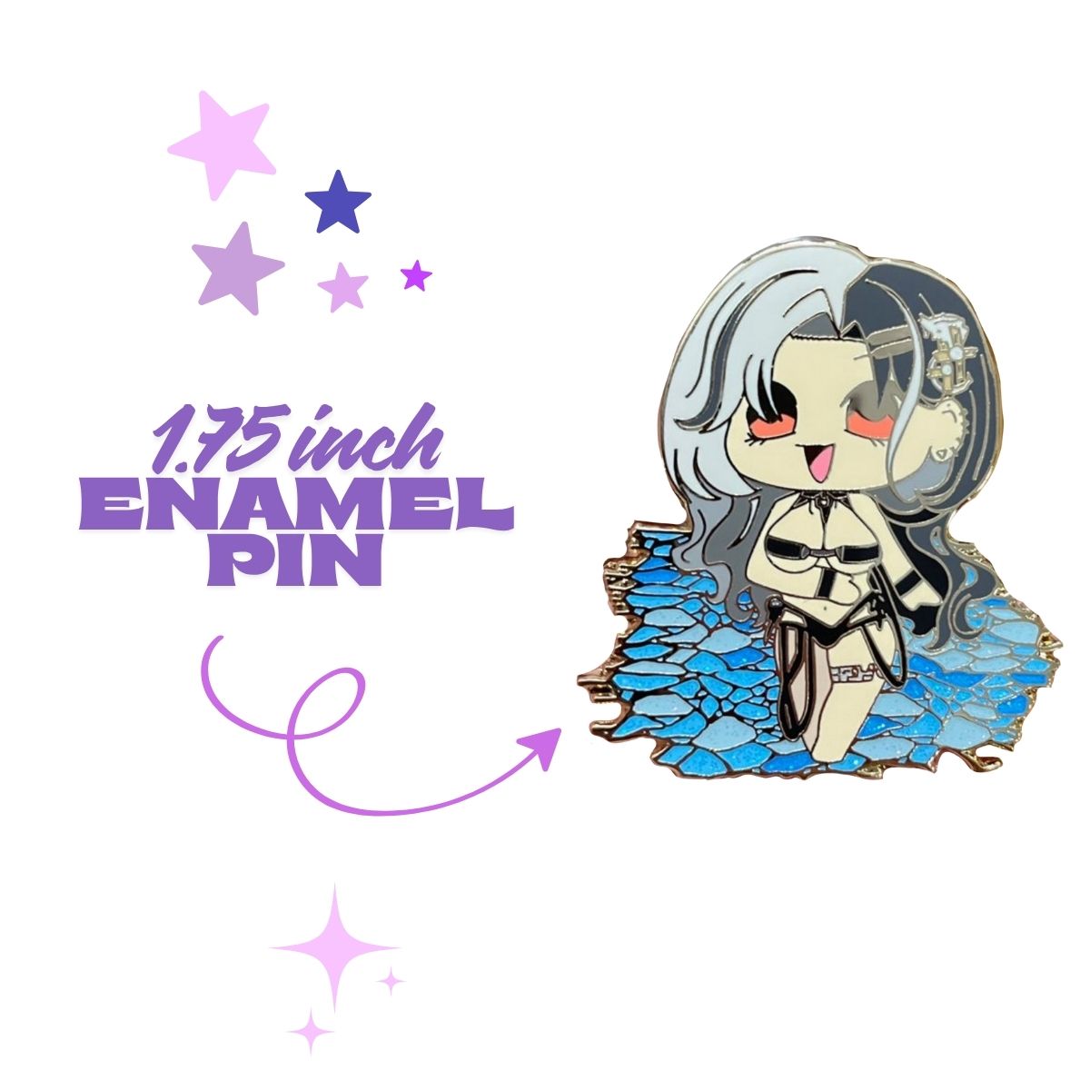 Summer Rosanna Enamel Pin