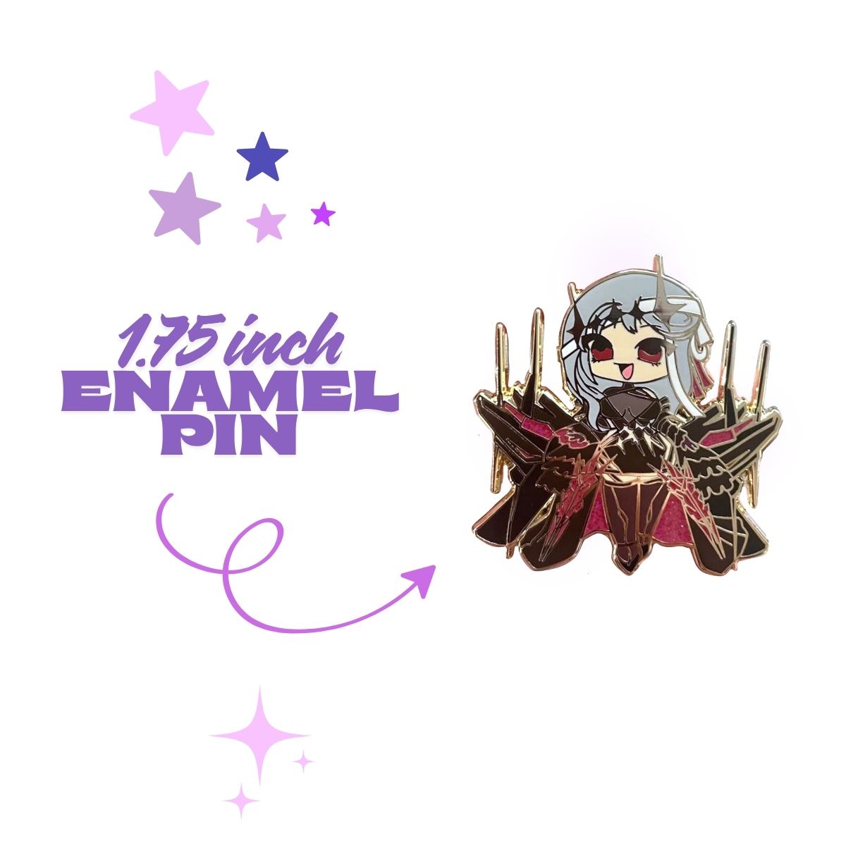 Second Affection Modernia Enamel Pin