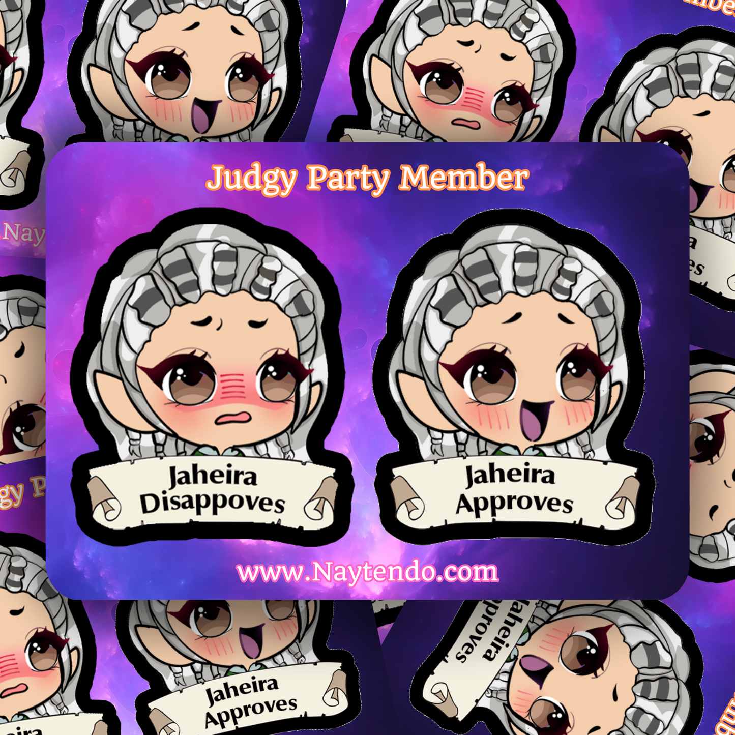 Jaheira Mini Sticker Sheet | Baldur’s Gate 3
