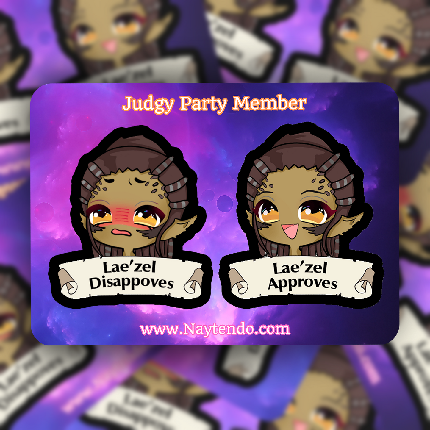 Lae’zel Mini Sticker Sheet | Baldur’s Gate 3