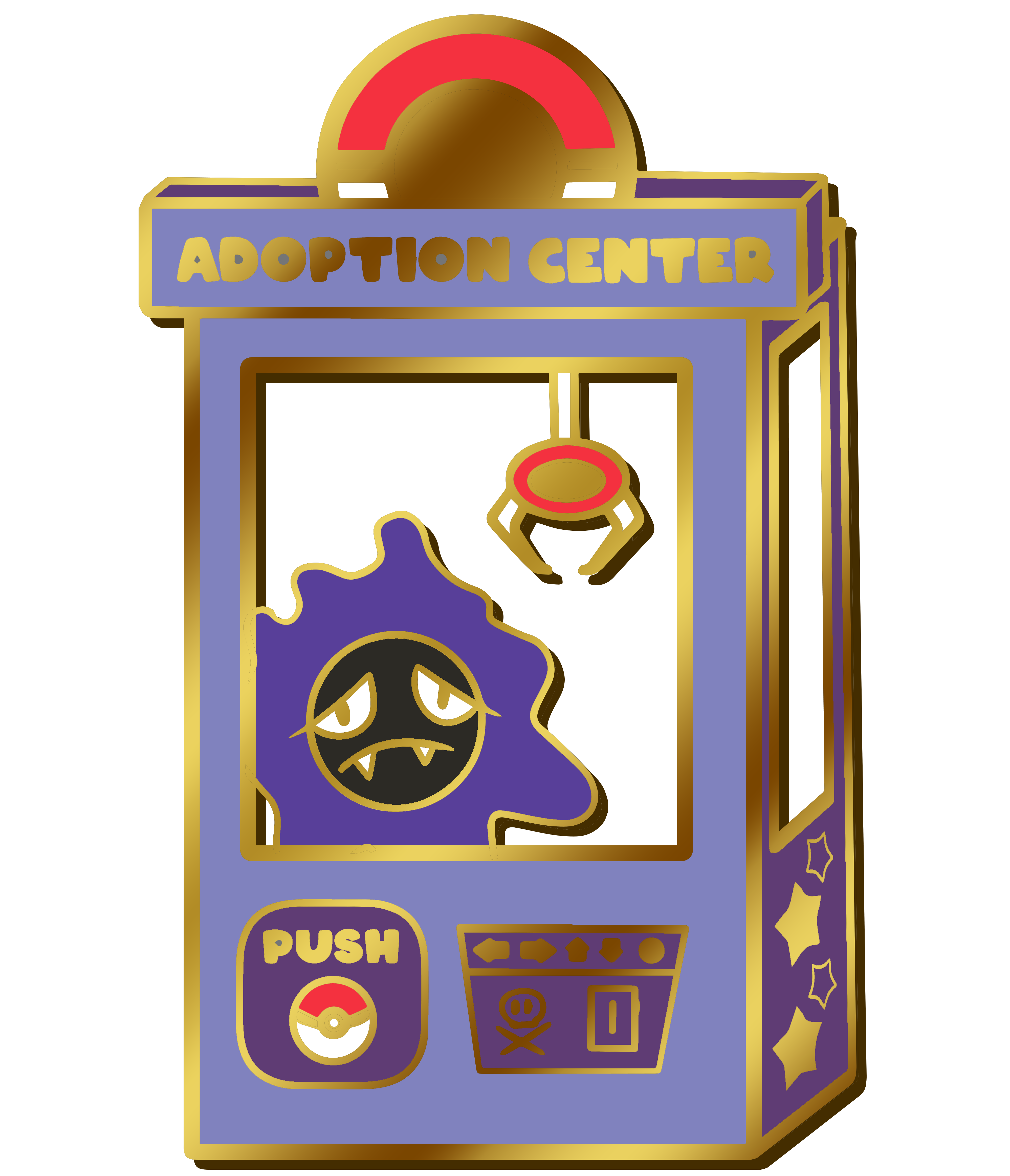 Adopt Ghastly Enamel Pin