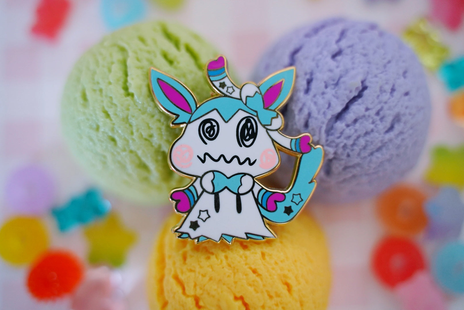 #778 Shiny Sylveon Enamel Pin